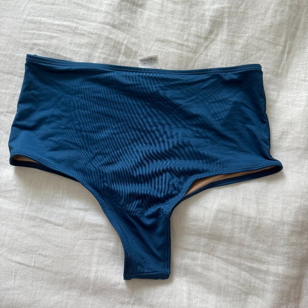J. Crew High Waisted Bathing Suit Bottom, size M